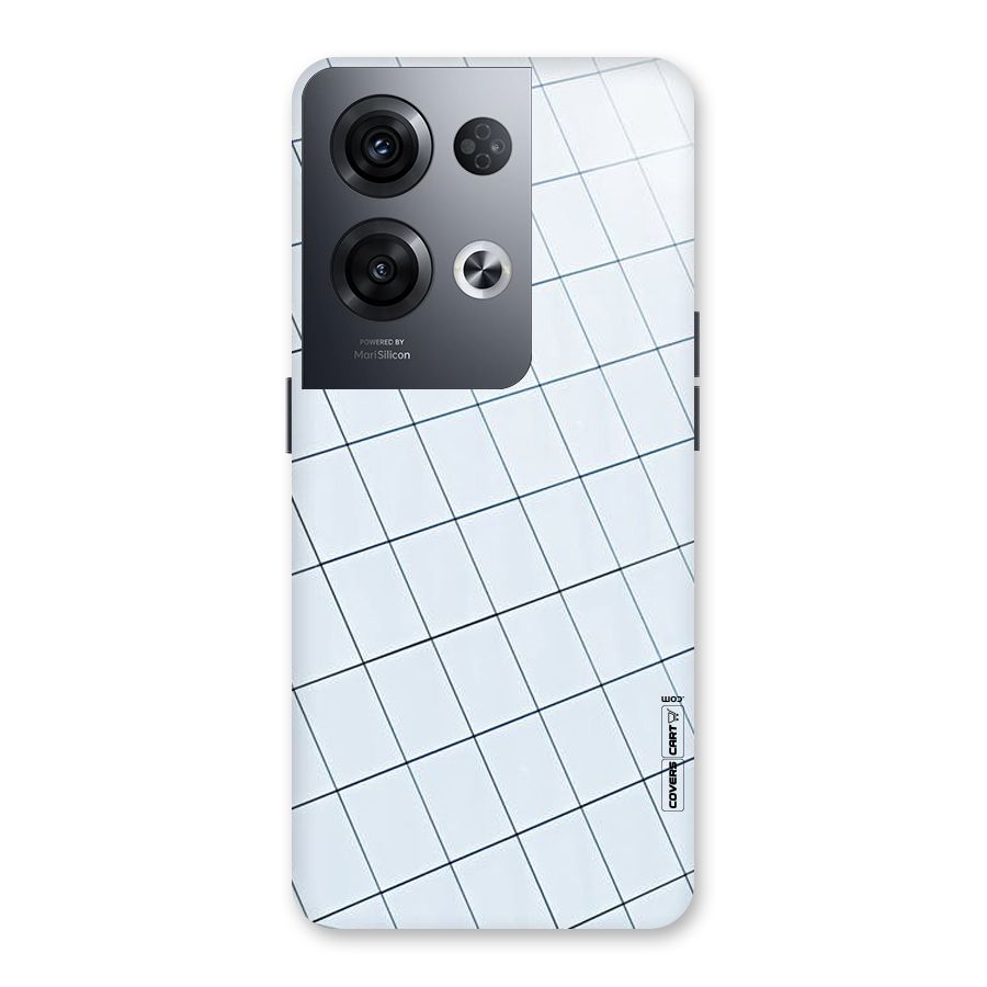 Glass Square Wall Back Case for Oppo Reno8 Pro 5G