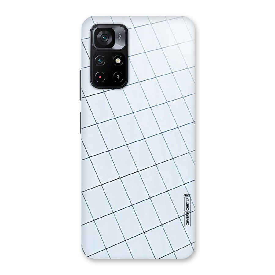 Glass Square Wall Back Case for Poco M4 Pro 5G