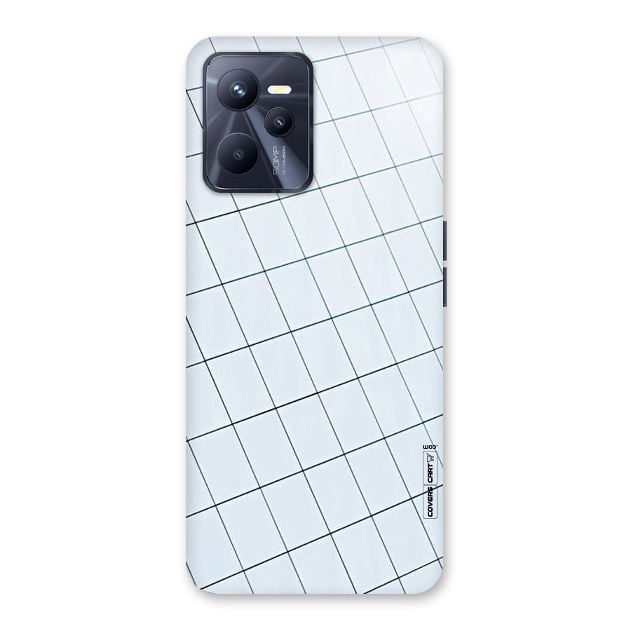 Glass Square Wall Back Case for Realme C35
