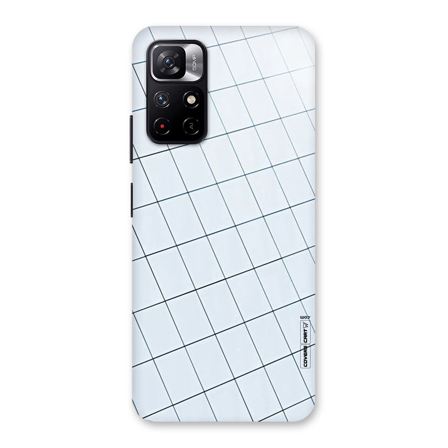 Glass Square Wall Back Case for Redmi Note 11T 5G