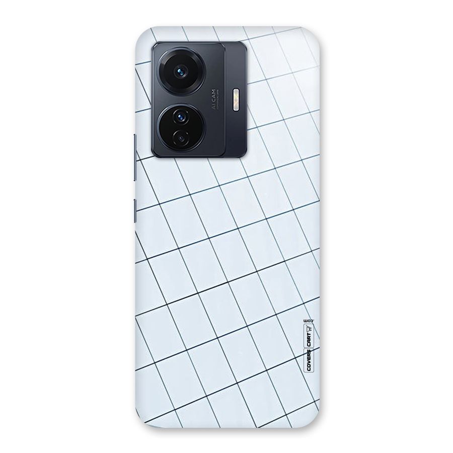 Glass Square Wall Back Case for Vivo T1 Pro