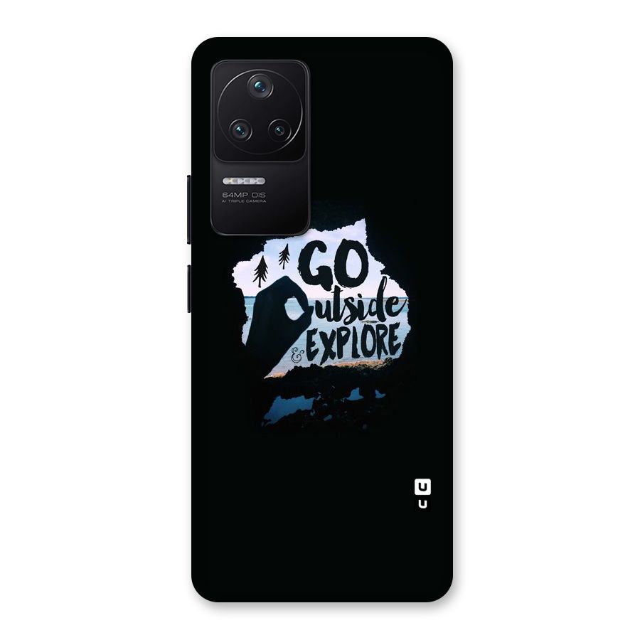 Go Outside Back Case for Poco F4 5G