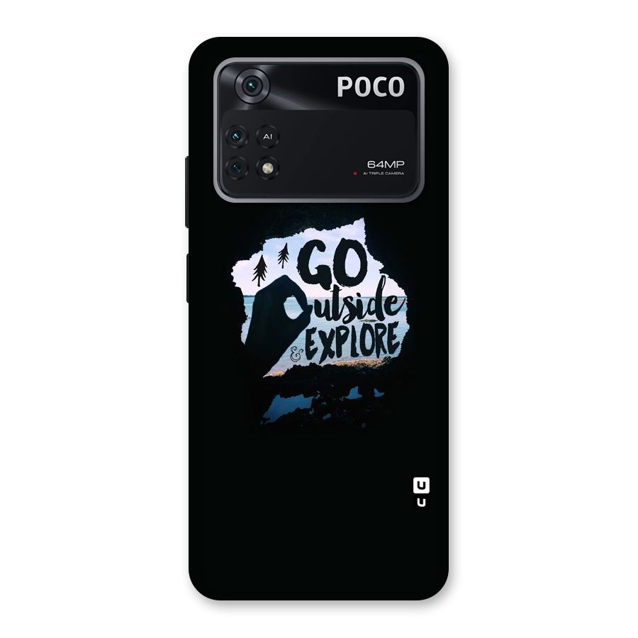Go Outside Back Case for Poco M4 Pro 4G