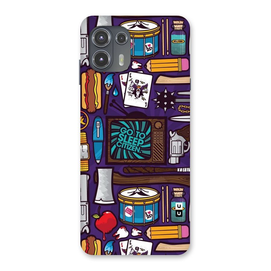 Go To Sleep Back Case for Motorola Edge 20 Fusion