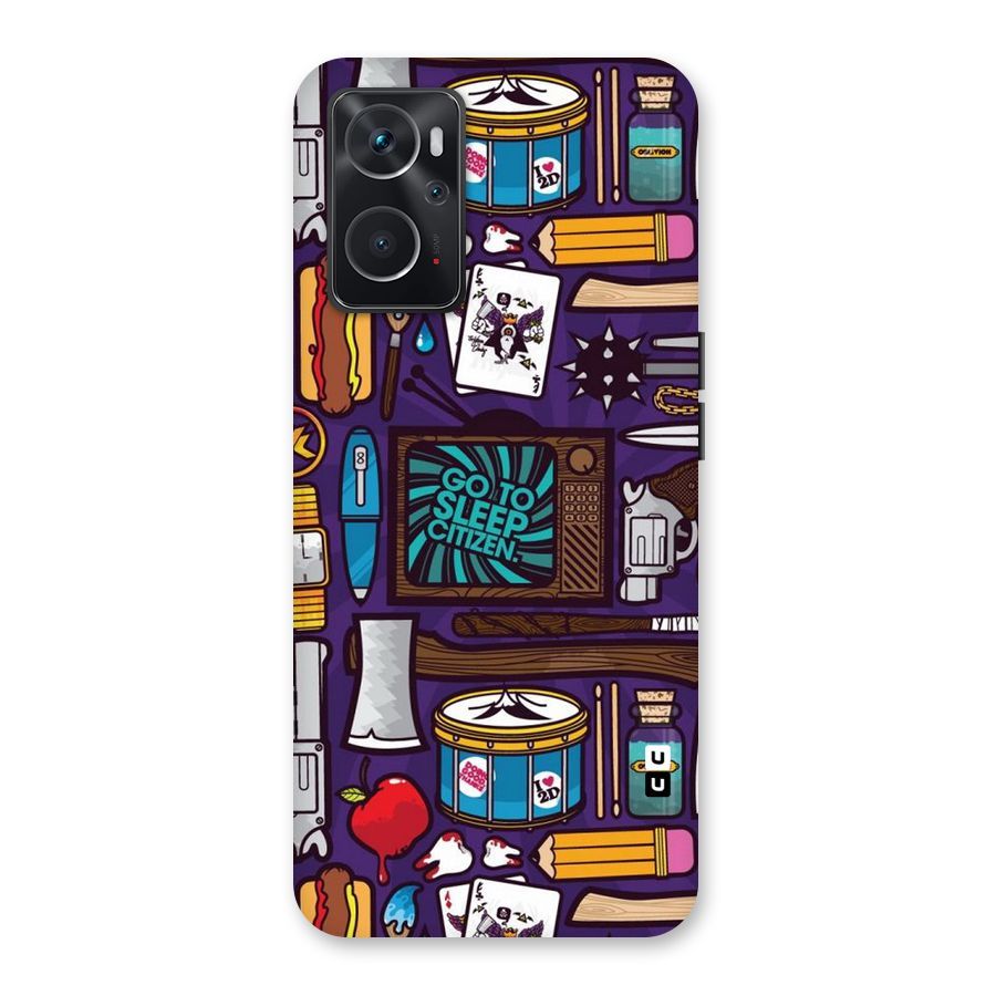 Go To Sleep Back Case for Oppo K10 4G