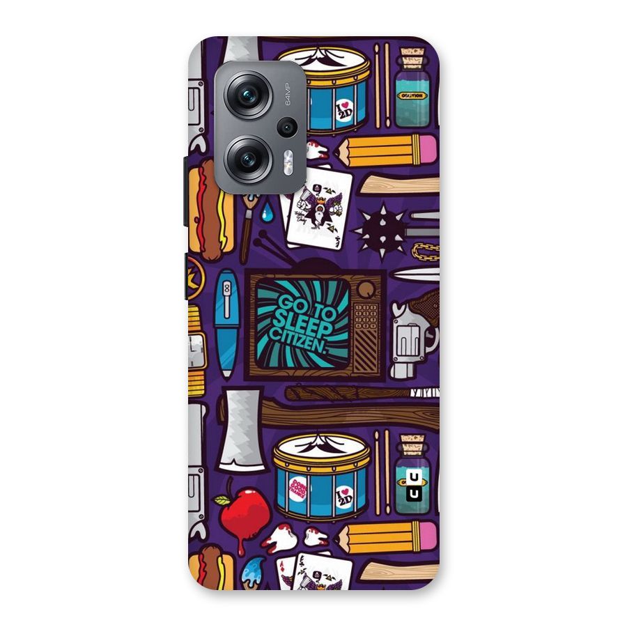 Go To Sleep Back Case for Redmi K50i