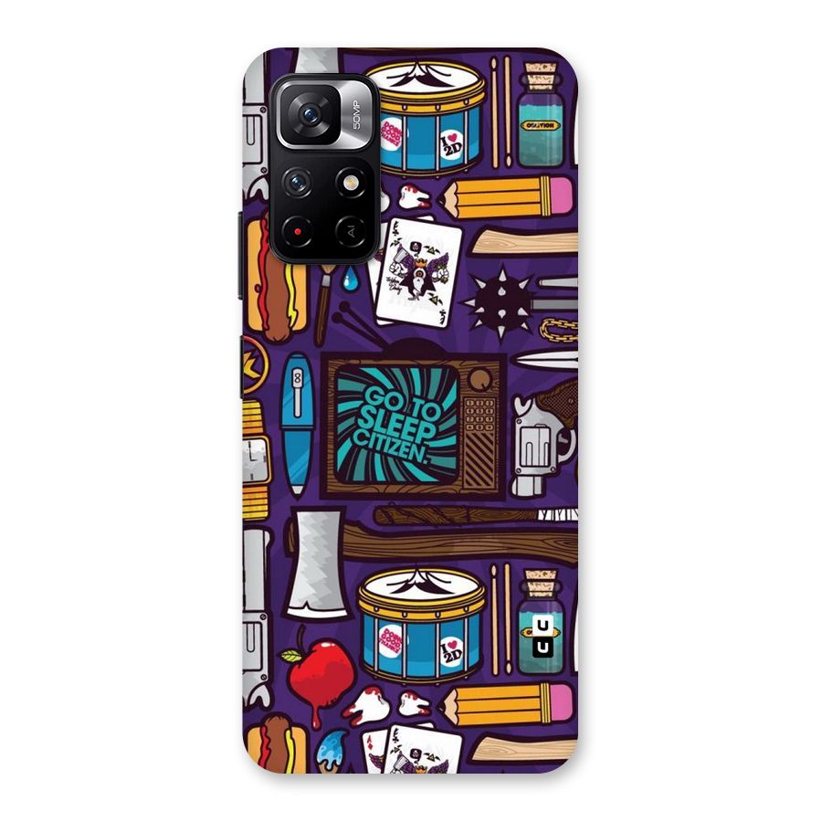 Go To Sleep Back Case for Redmi Note 11T 5G