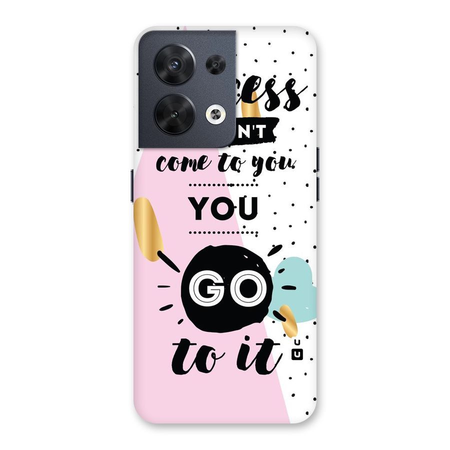 Go To Success Back Case for Oppo Reno8 5G
