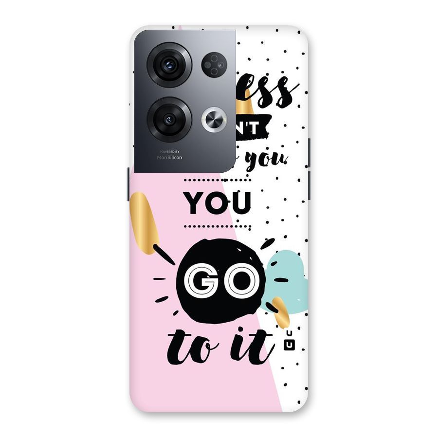 Go To Success Back Case for Oppo Reno8 Pro 5G