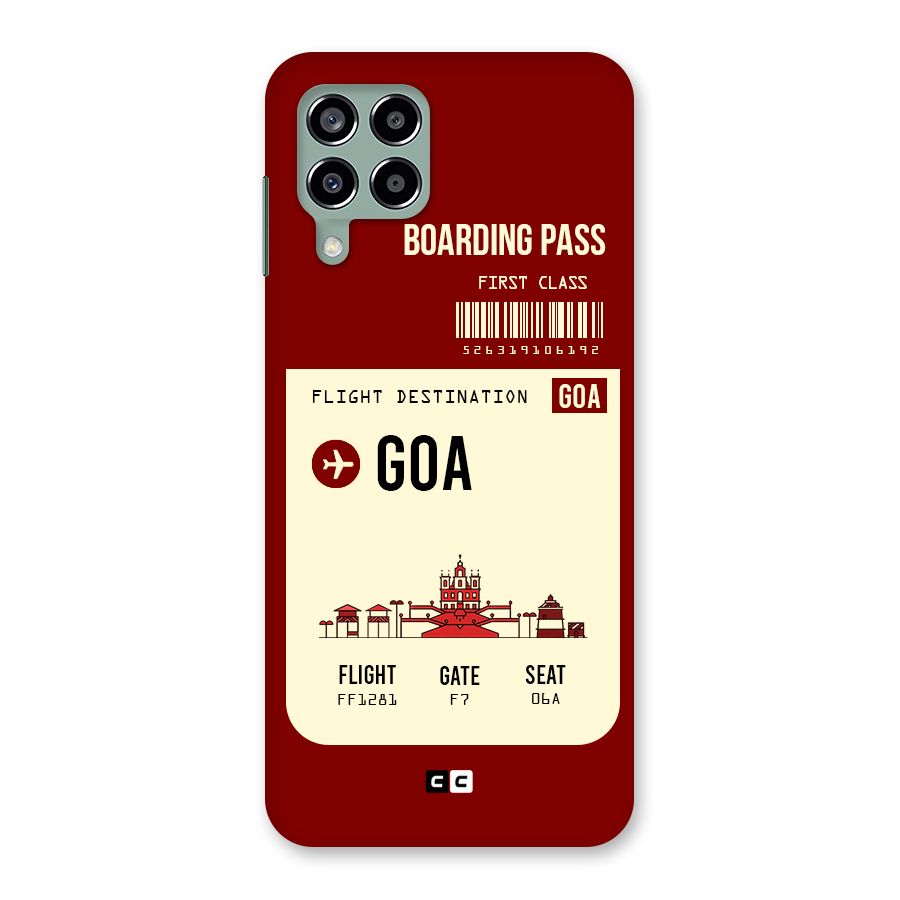 Goa Boarding Pass Back Case for Galaxy M33