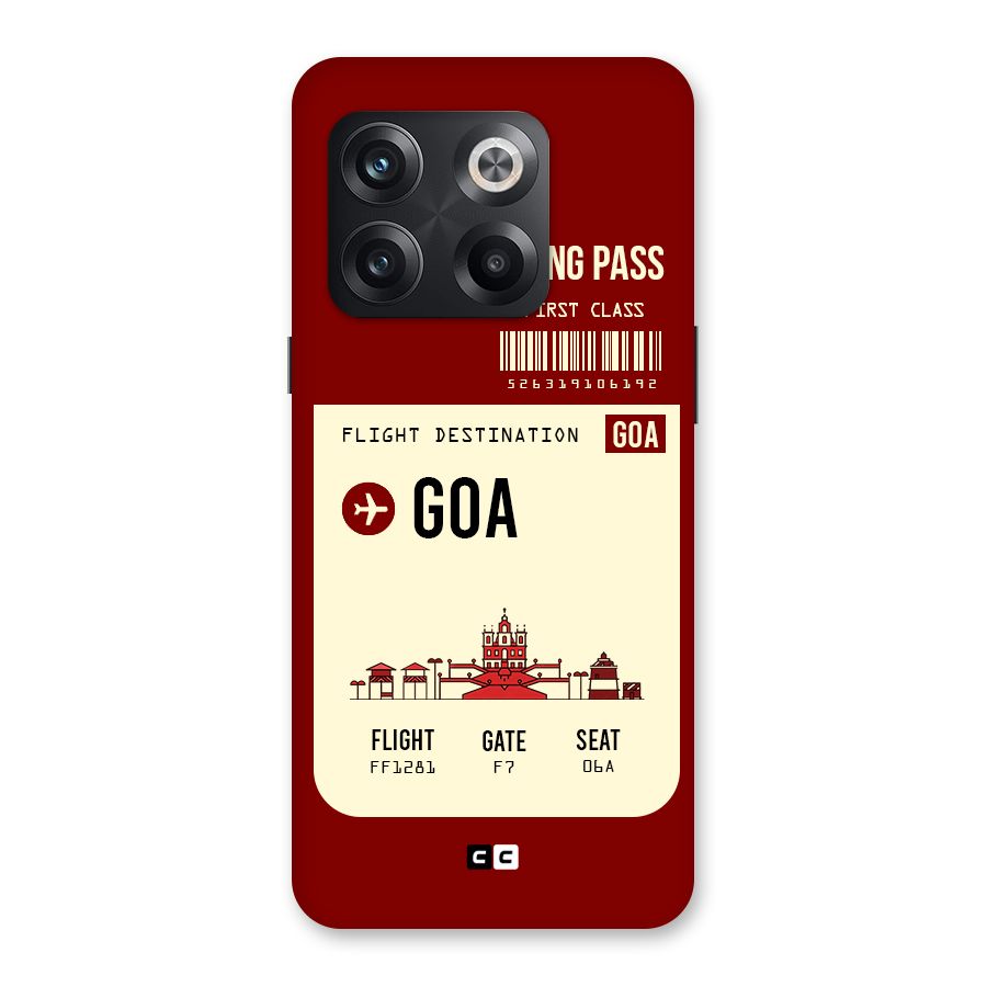 Goa Boarding Pass Back Case for OnePlus 10T
