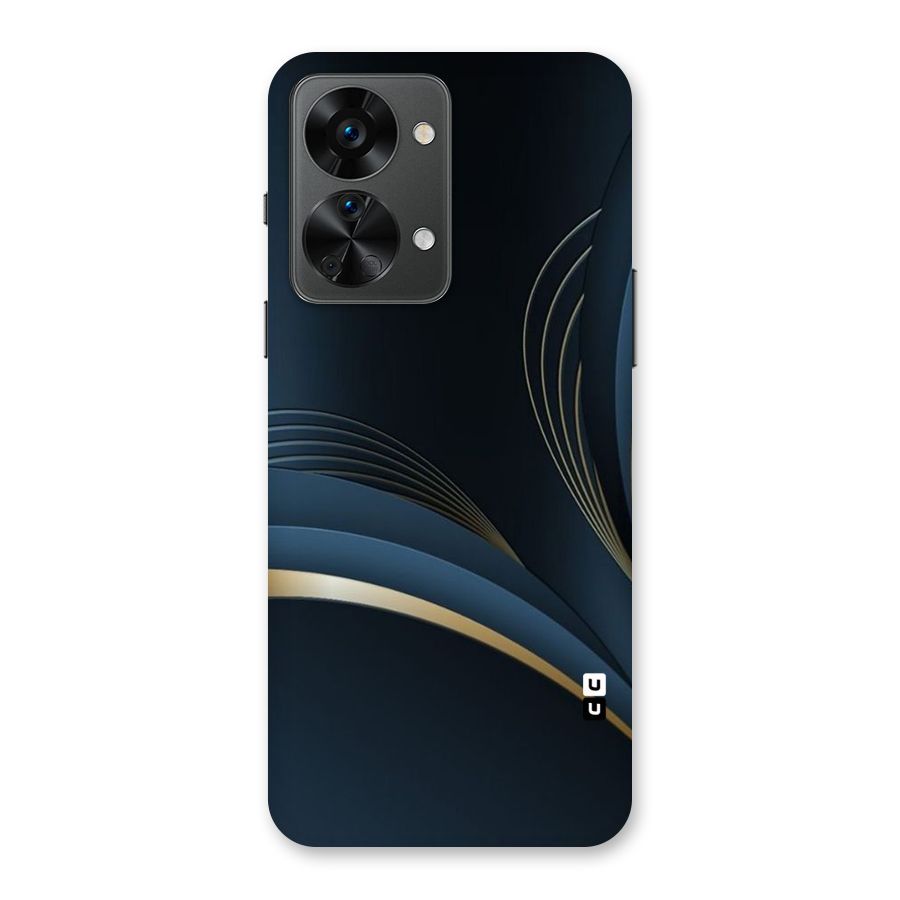 Gold Blue Beauty Back Case for OnePlus Nord 2T