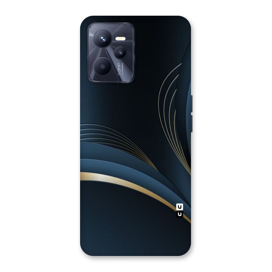 Gold Blue Beauty Back Case for Realme C35