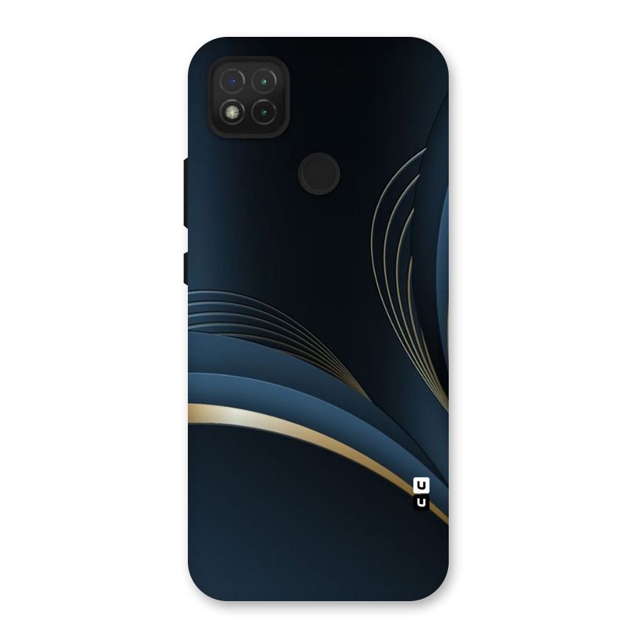 Gold Blue Beauty Back Case for Redmi 9 Activ