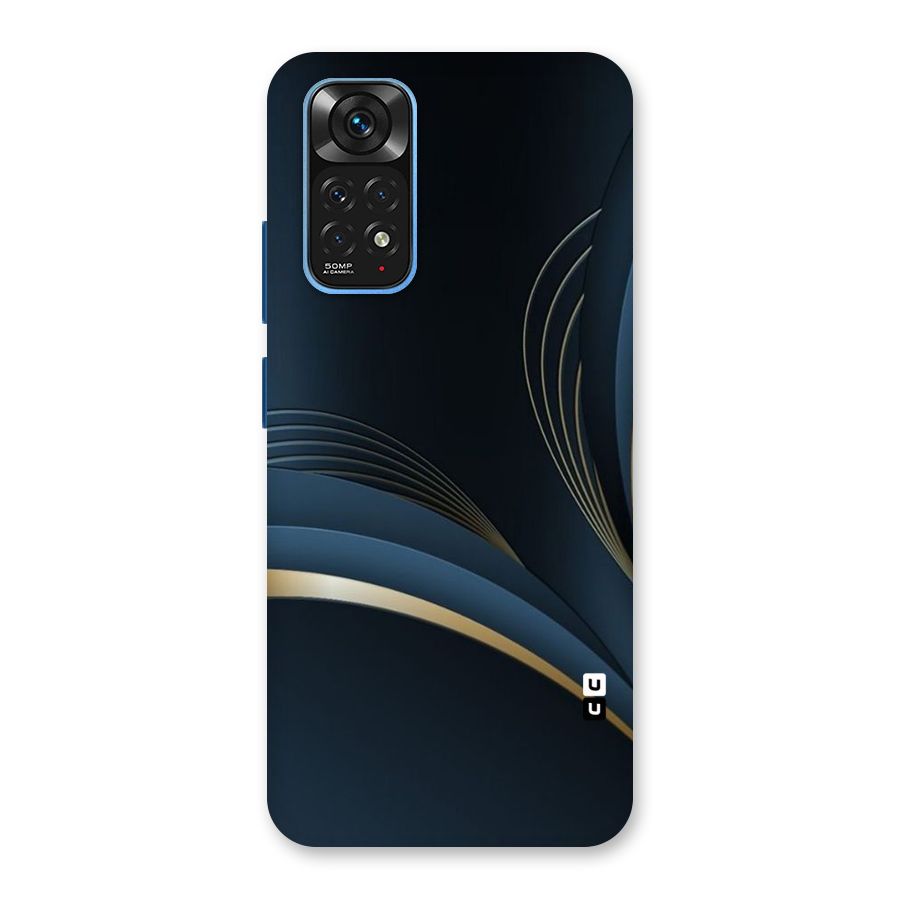 Gold Blue Beauty Back Case for Redmi Note 11S
