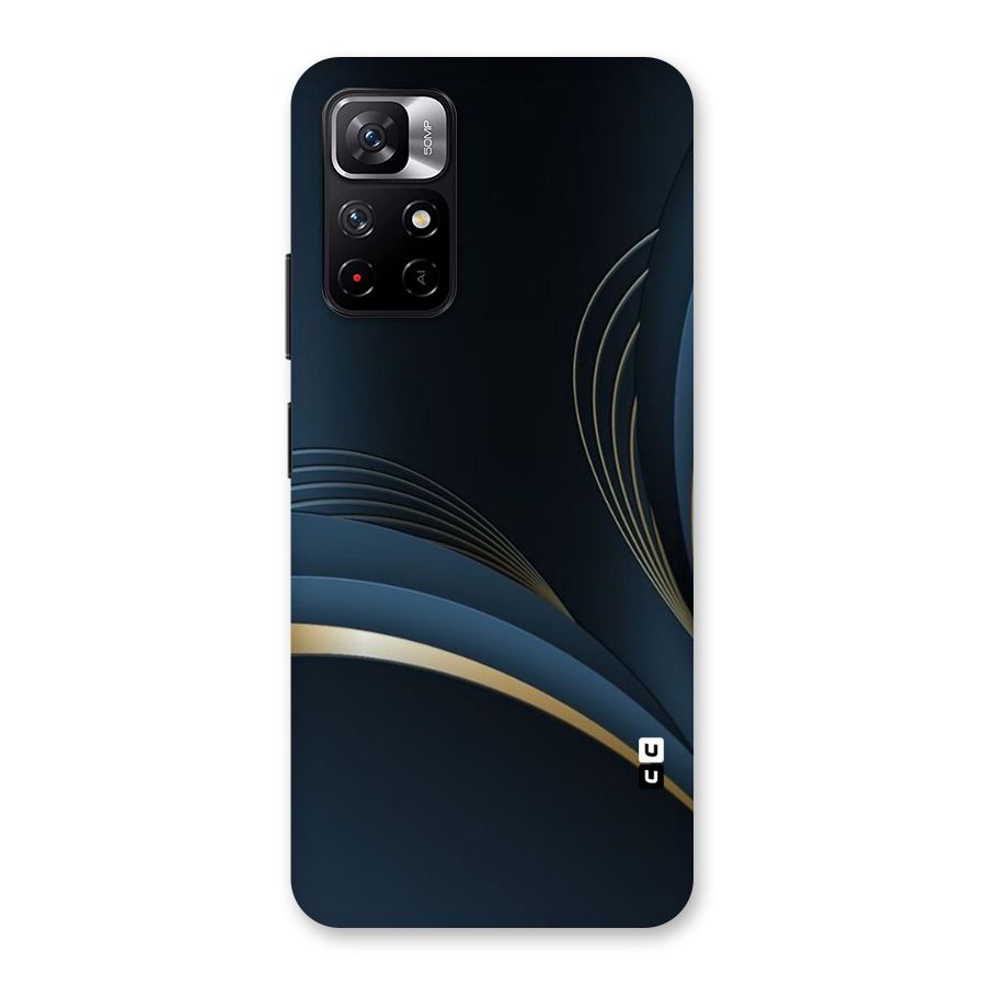 Gold Blue Beauty Back Case for Redmi Note 11T 5G