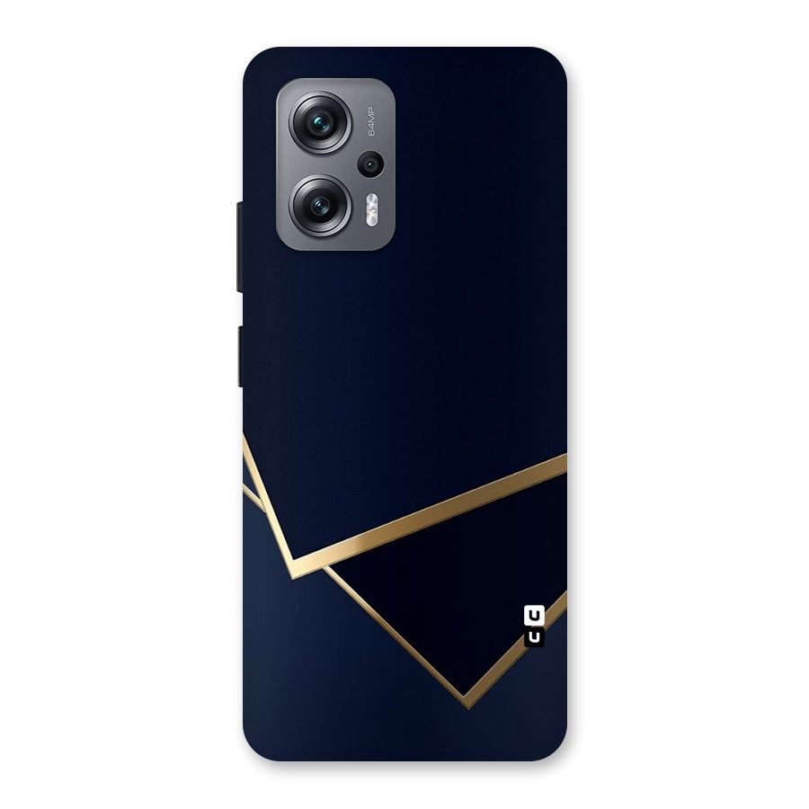 Gold Corners Back Case for Redmi K50i
