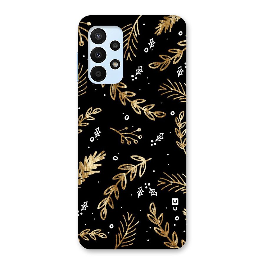 Gold Palm Leaves Back Case for Galaxy A23