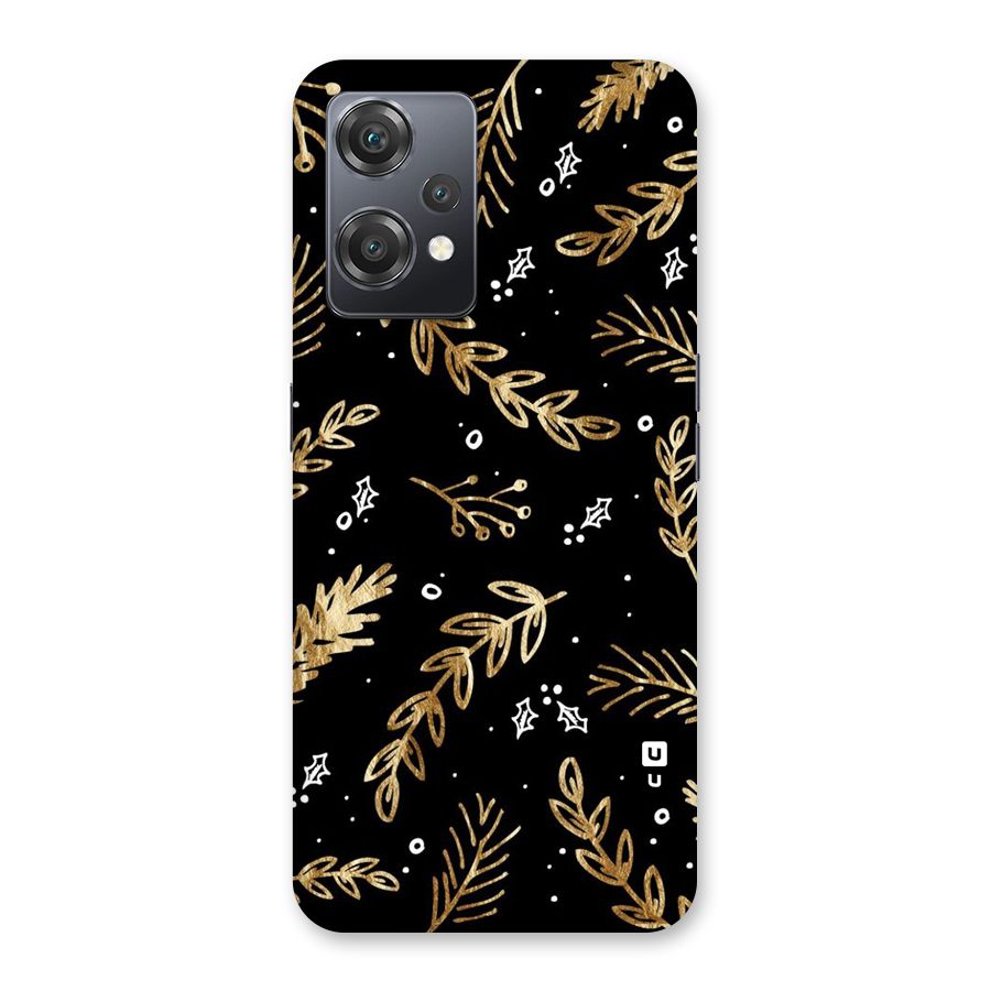 Gold Palm Leaves Back Case for OnePlus Nord CE 2 Lite 5G