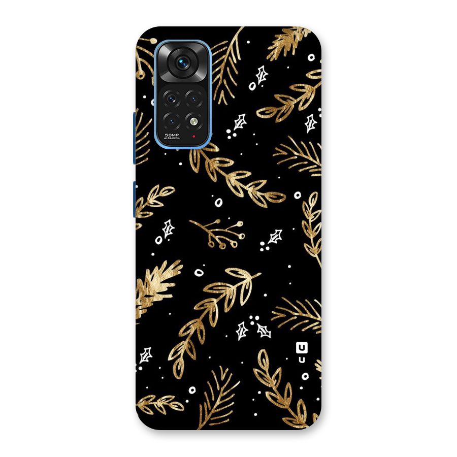 Gold Palm Leaves Back Case for Redmi Note 11S