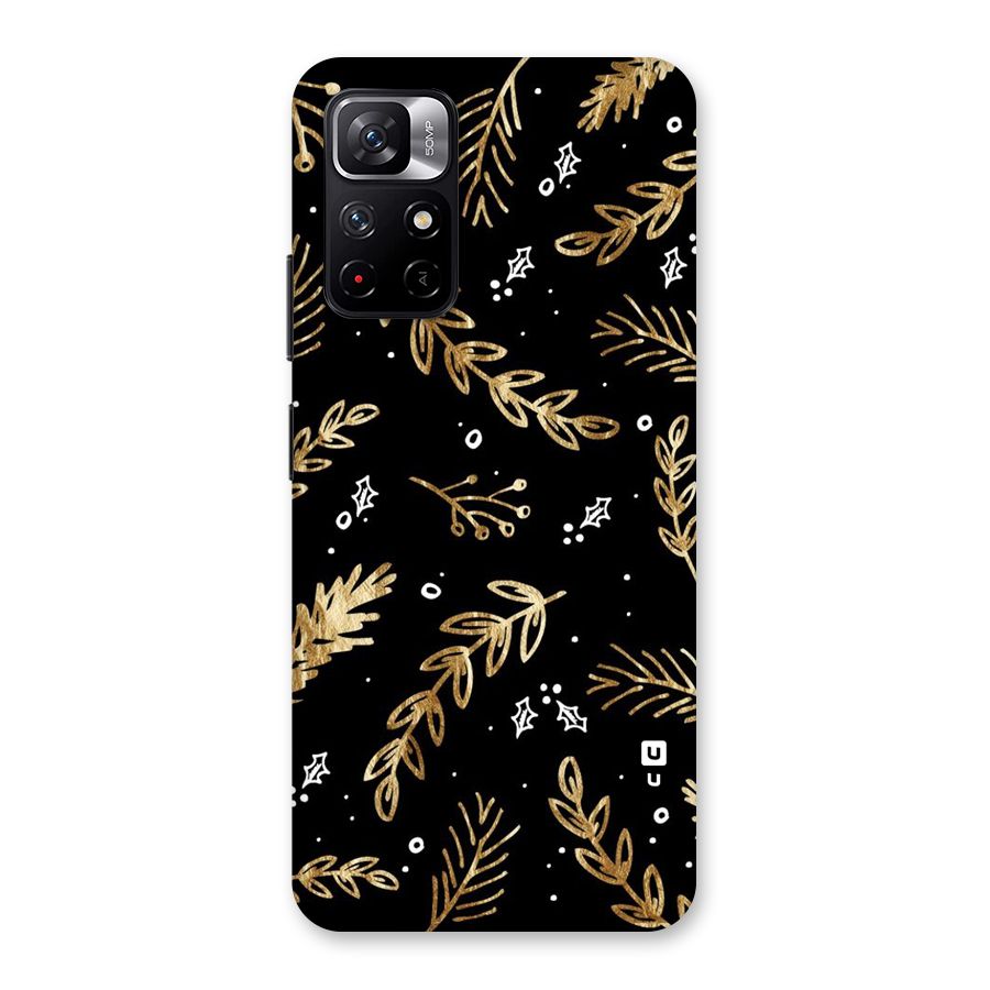 Gold Palm Leaves Back Case for Redmi Note 11T 5G