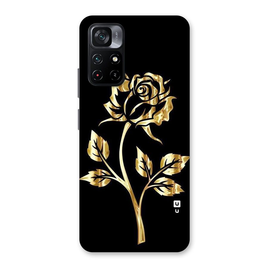 Gold Rose Back Case for Poco M4 Pro 5G