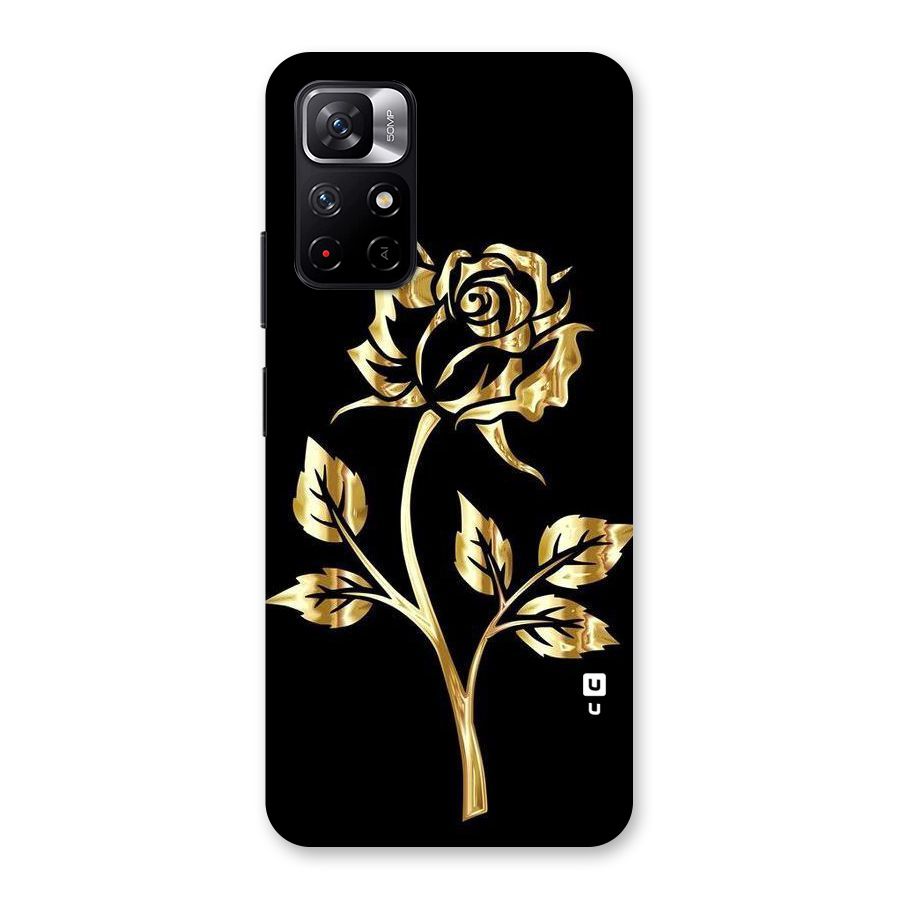 Gold Rose Back Case for Redmi Note 11T 5G