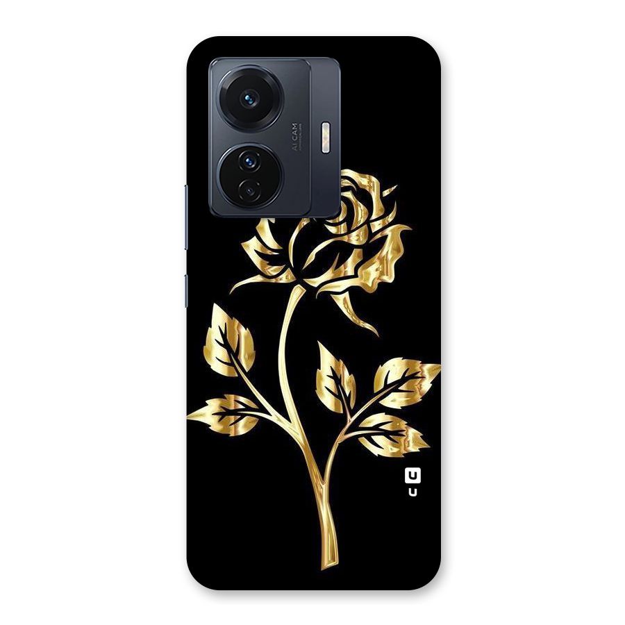 Gold Rose Back Case for Vivo T1 Pro