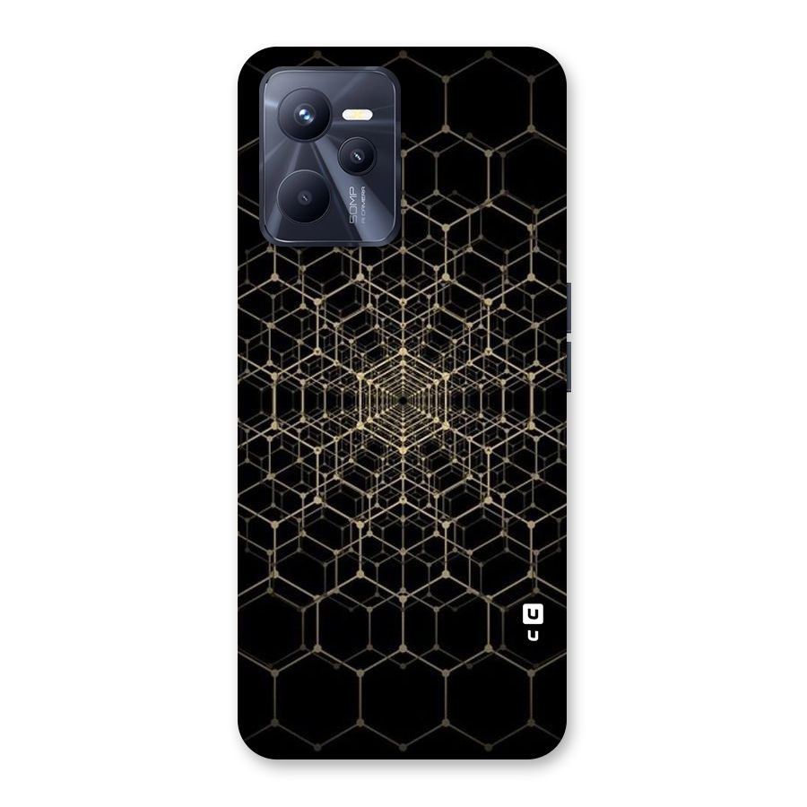 Gold Web Back Case for Realme C35