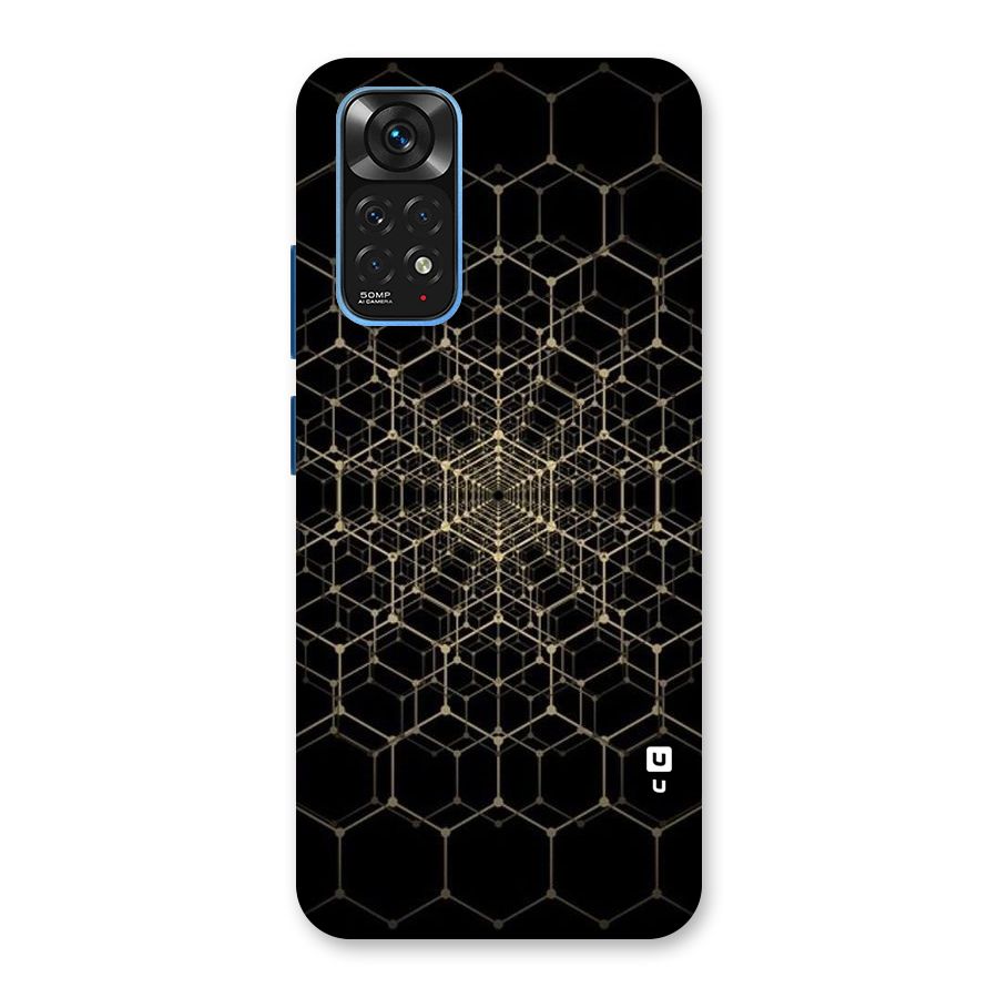 Gold Web Back Case for Redmi Note 11S