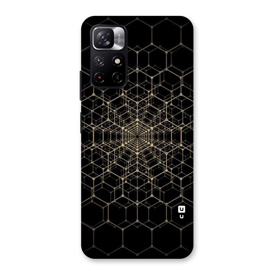 Gold Web Back Case for Redmi Note 11T 5G