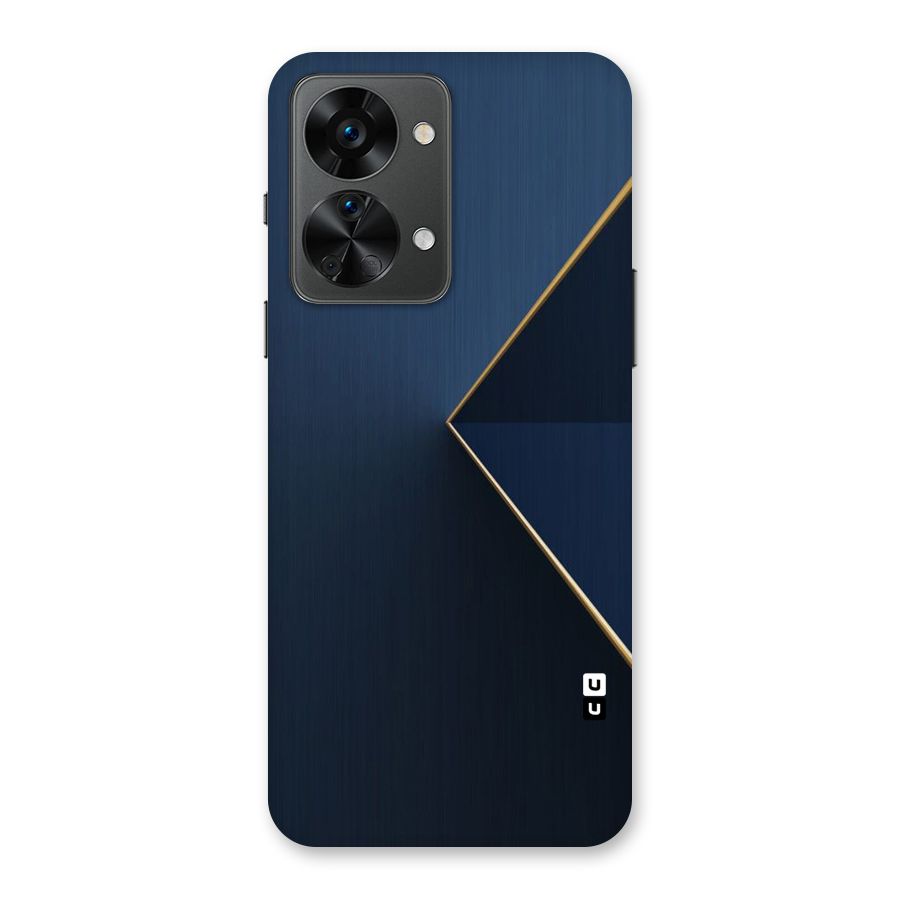 Golden Blue Triangle Back Case for OnePlus Nord 2T