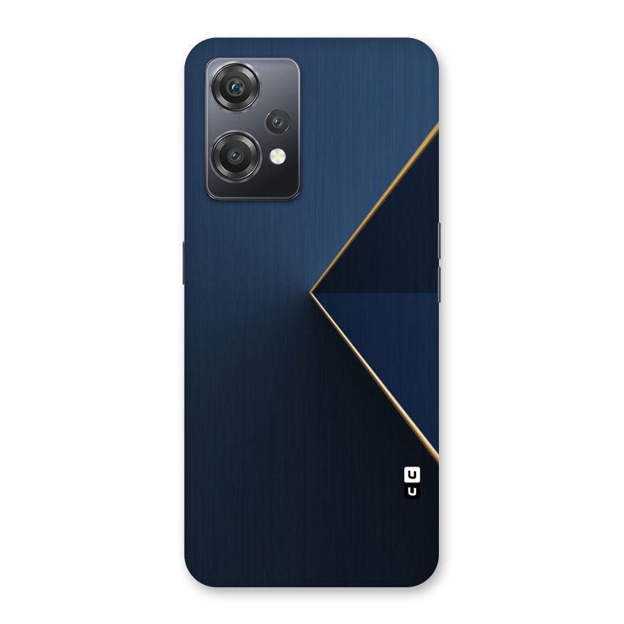 Golden Blue Triangle Back Case for OnePlus Nord CE 2 Lite 5G