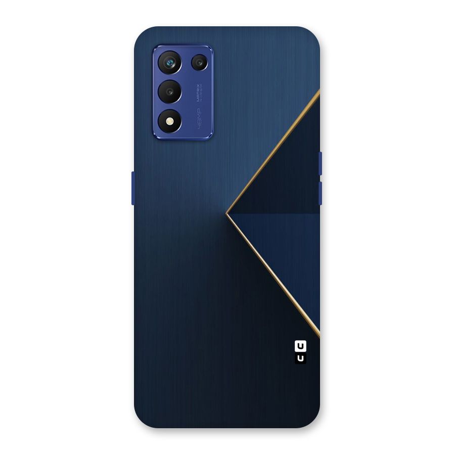 Golden Blue Triangle Back Case for Realme 9 5G Speed