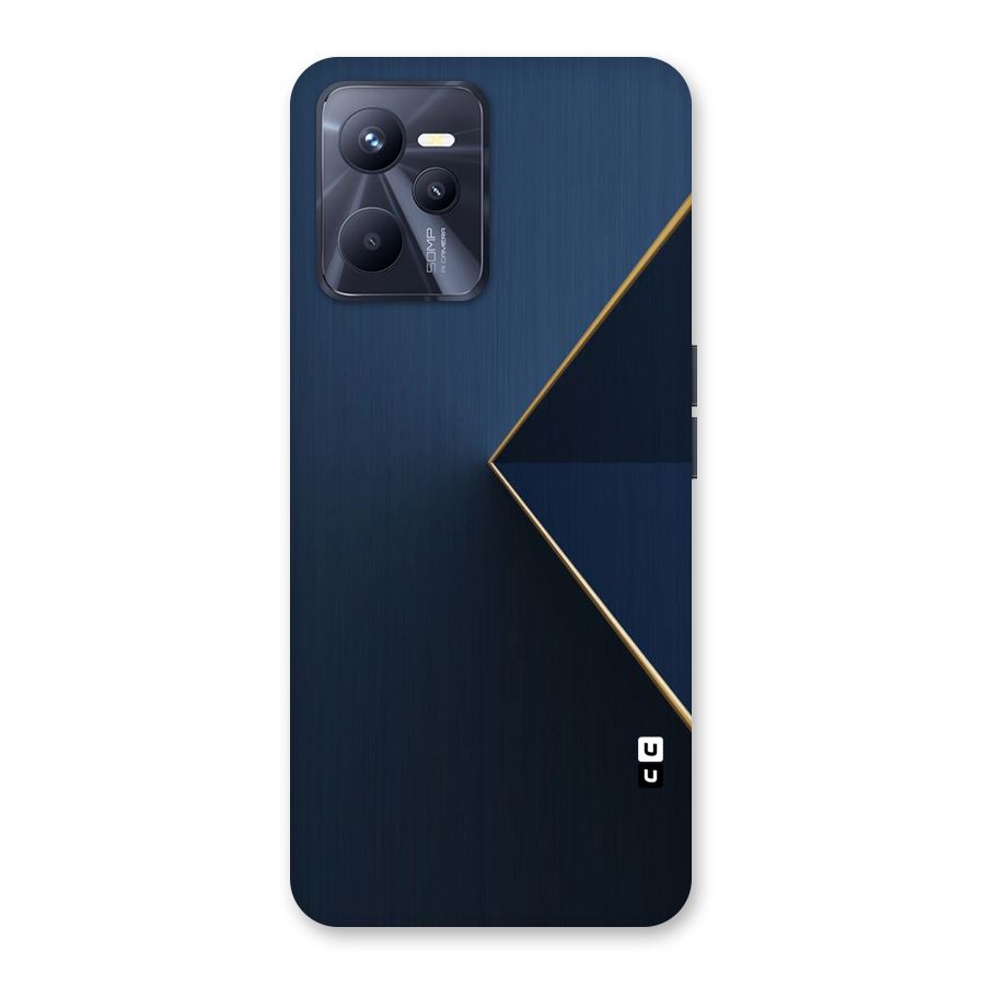 Golden Blue Triangle Back Case for Realme C35