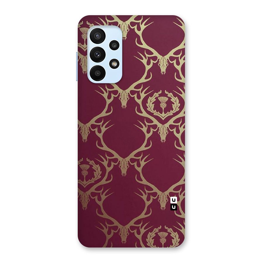 Golden Bull Design Back Case for Galaxy A23