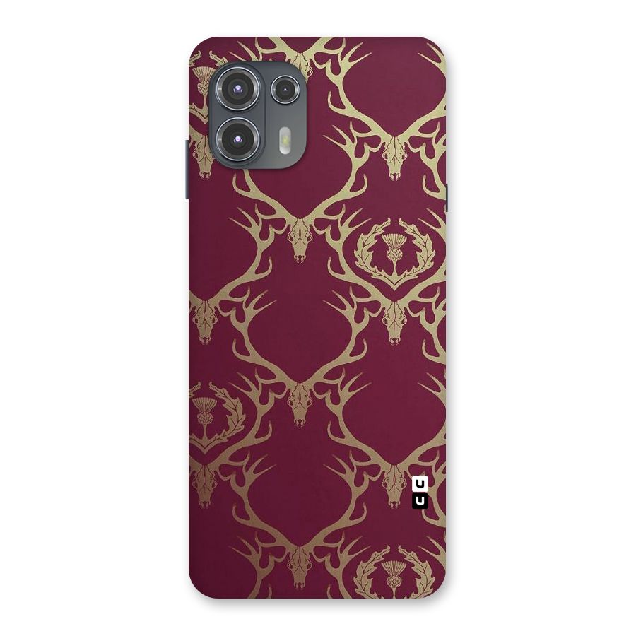 Golden Bull Design Back Case for Motorola Edge 20 Fusion