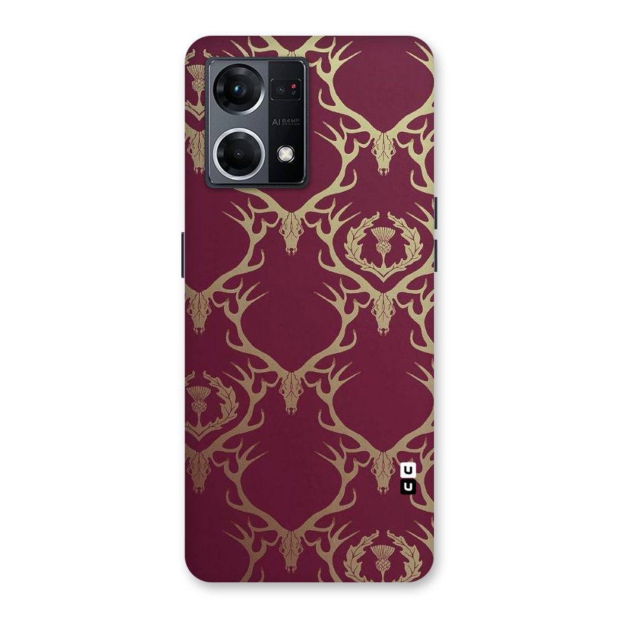 Golden Bull Design Glass Back Case for Oppo F21 Pro 5G