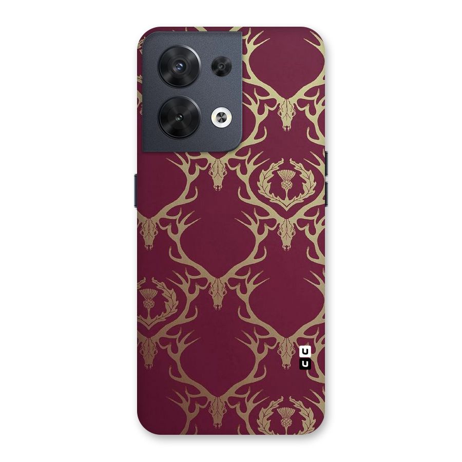 Golden Bull Design Back Case for Oppo Reno8 5G