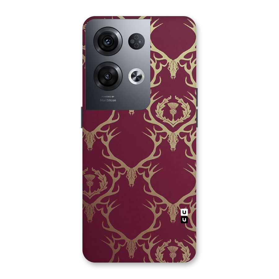 Golden Bull Design Back Case for Oppo Reno8 Pro 5G