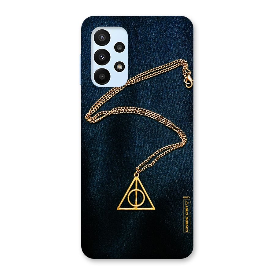 Golden Chain Back Case for Galaxy A23