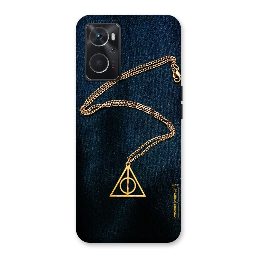 Golden Chain Back Case for Oppo K10 4G