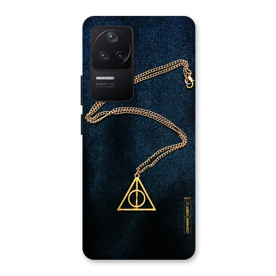 Golden Chain Back Case for Poco F4 5G