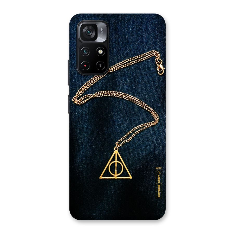 Golden Chain Back Case for Poco M4 Pro 5G