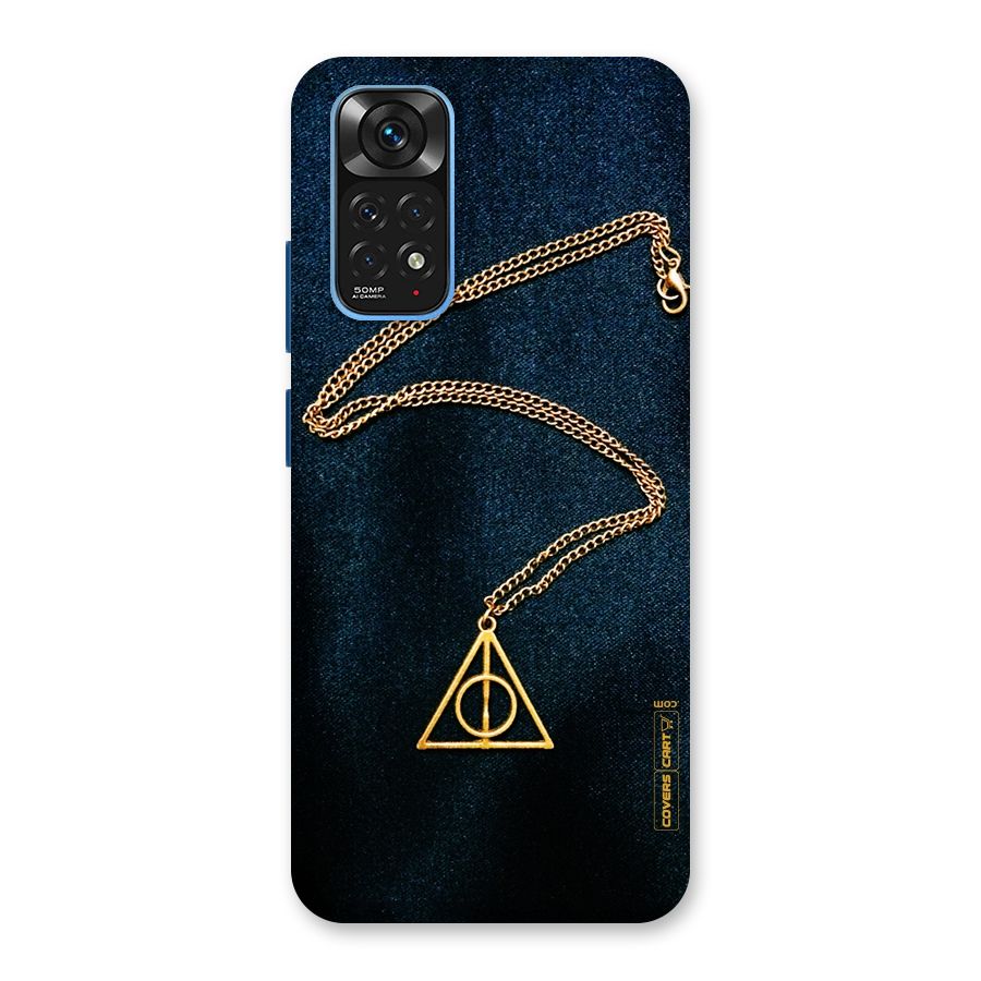 Golden Chain Back Case for Redmi Note 11S