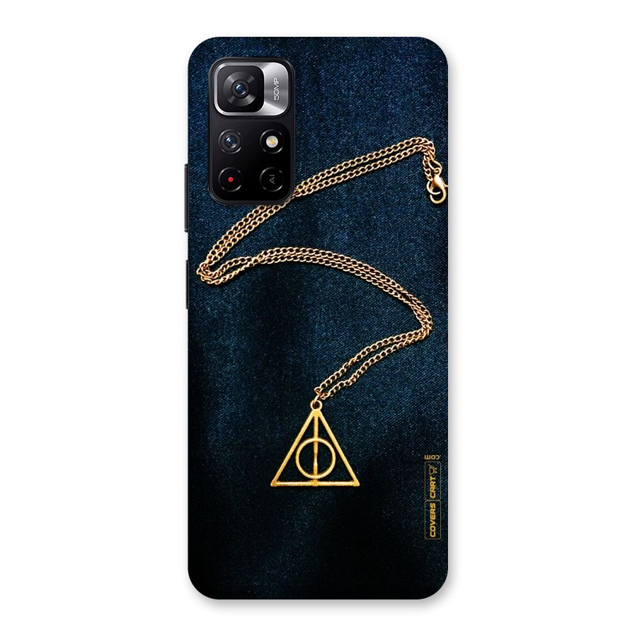 Golden Chain Back Case for Redmi Note 11T 5G