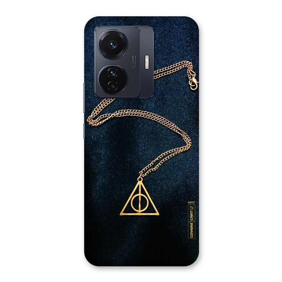 Golden Chain Back Case for Vivo T1 Pro