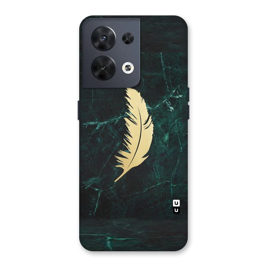 Golden Feather Back Case for Oppo Reno8 5G