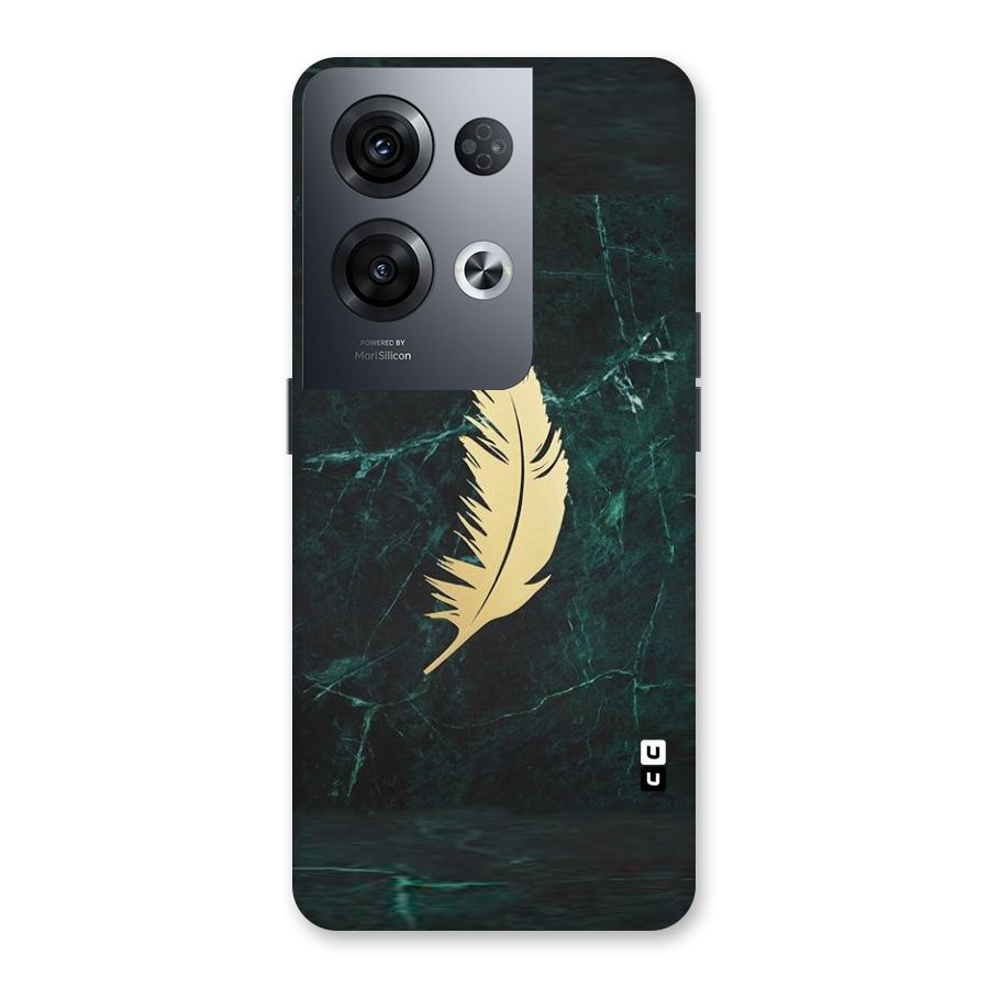 Golden Feather Back Case for Oppo Reno8 Pro 5G