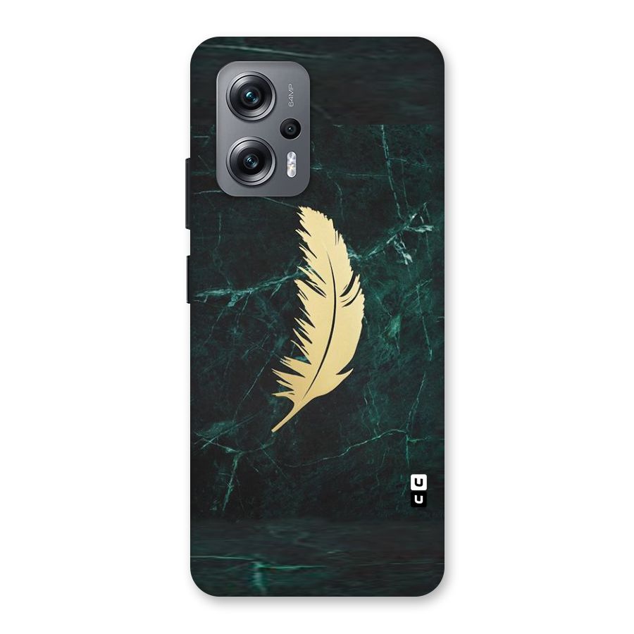 Golden Feather Back Case for Redmi K50i